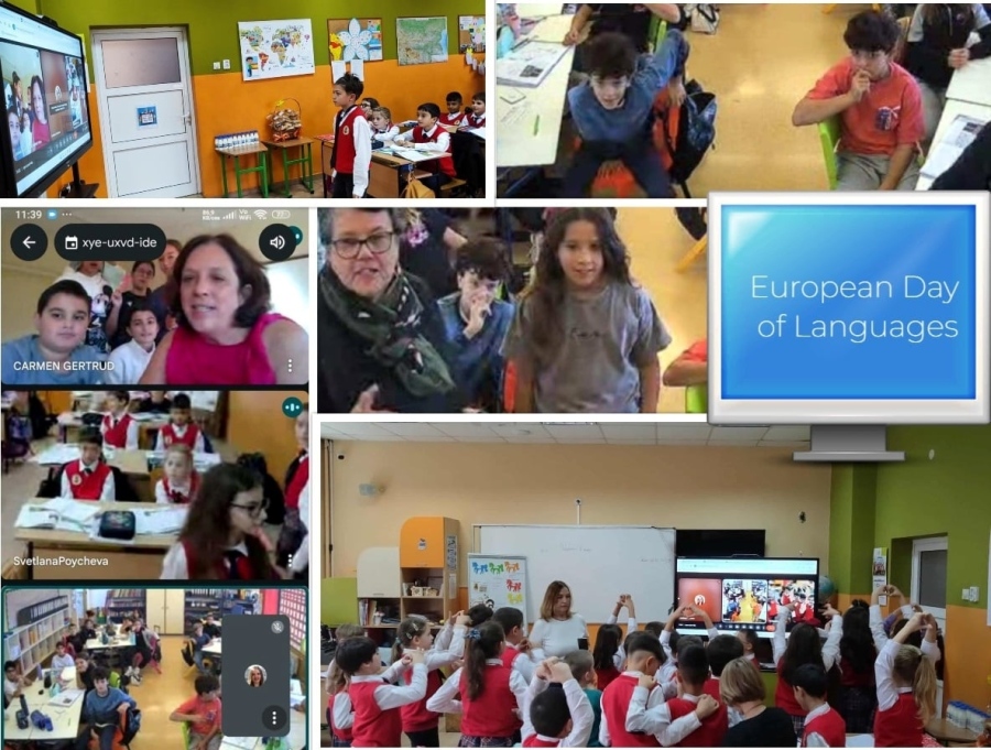 Международен видеоурок обедини деца от България, Франция и Испания