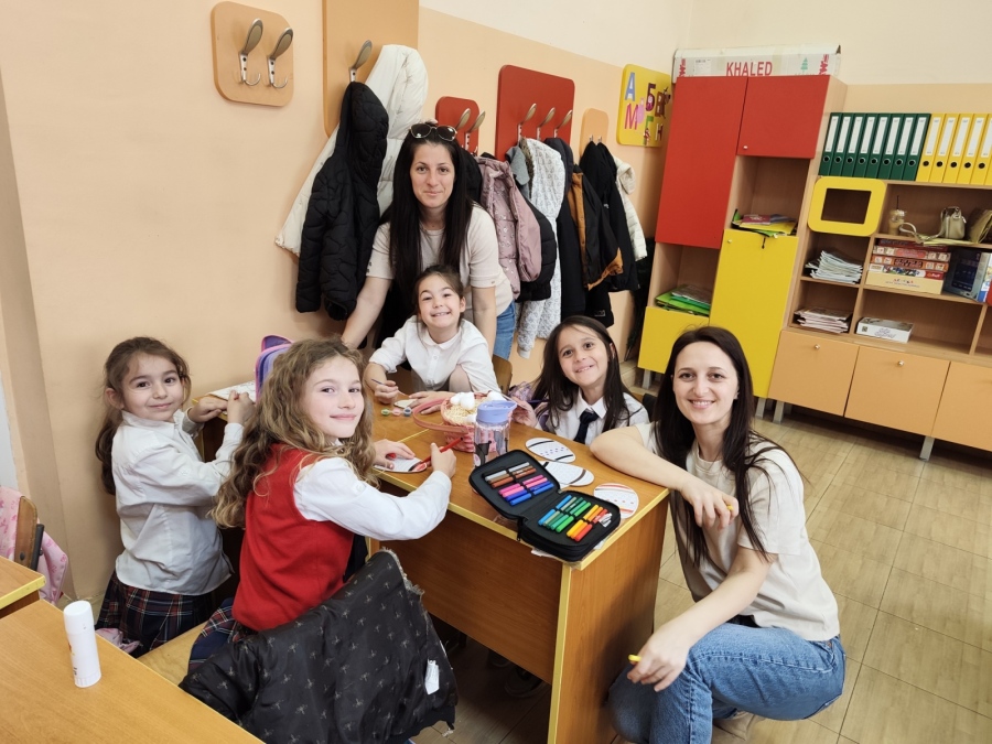 Великденска работилница в 1.в клас 