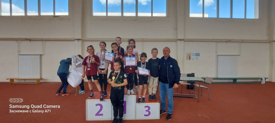 Отлично представяне в лекоатлетическото състезание „Малките лъвчета“